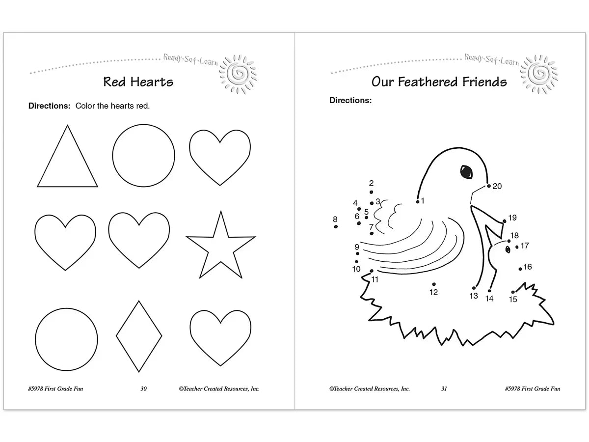 First-Grade Fun Workbook - US 2838