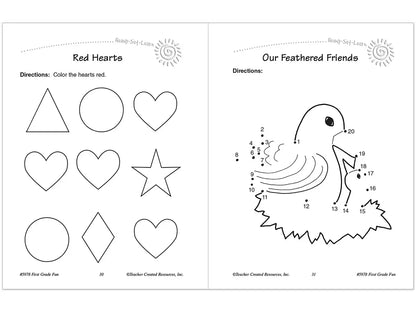 First-Grade Fun Workbook - US 2838