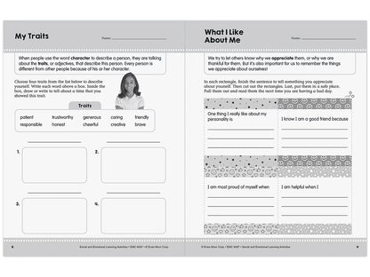 Social and Emotional Learning Activity Workbook - Gr. 3-4 - US 4626