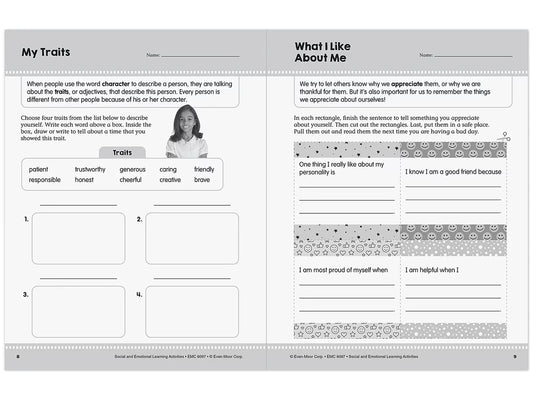 Social and Emotional Learning Activity Workbook - Gr. 3-4 - US 4626