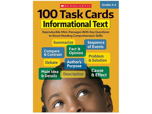 Informational Text 100 Task Cards Workbook - US 3768