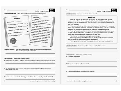 Daily Reading Comprehension Activities Workbook - Gr. 5 - US 4379