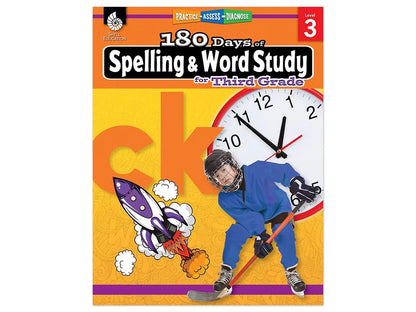 180 Days of Spelling Workbook - Gr. 3 - US 8419