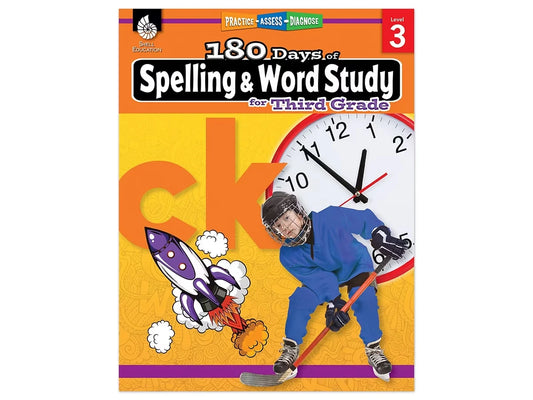 180 Days of Spelling Workbook - Gr. 3 - US 8419