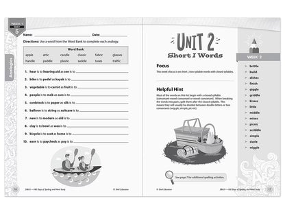 180 Days of Spelling Workbook - Gr. 3 - US 8419