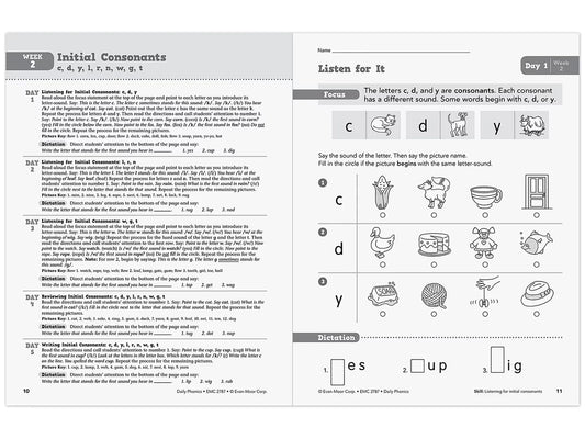 Daily Phonics Workbook - Gr. 1 - US 7583