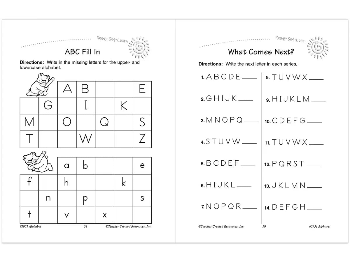 Alphabet Fun Workbook - US 2182