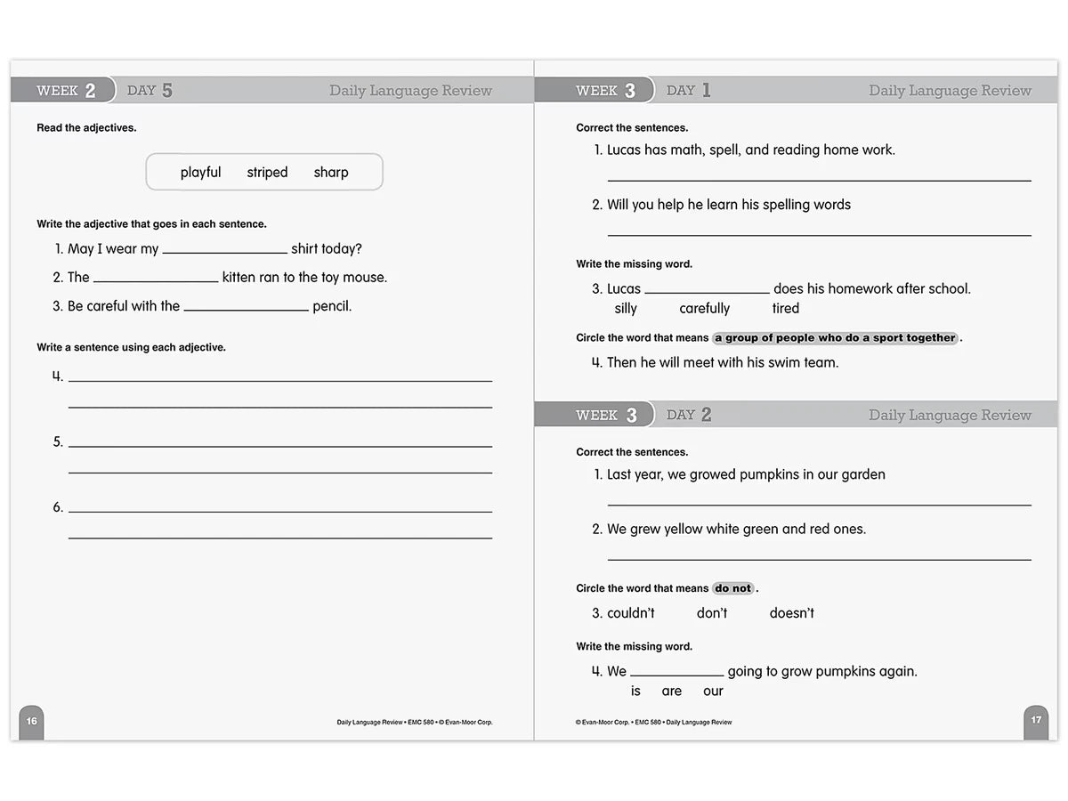 Daily Language Review Workbook - Gr. 2 - US 3002
