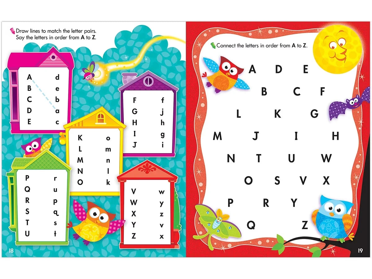Owl-Stars!® Alphabet Write & Wipe Workbook - US 9044
