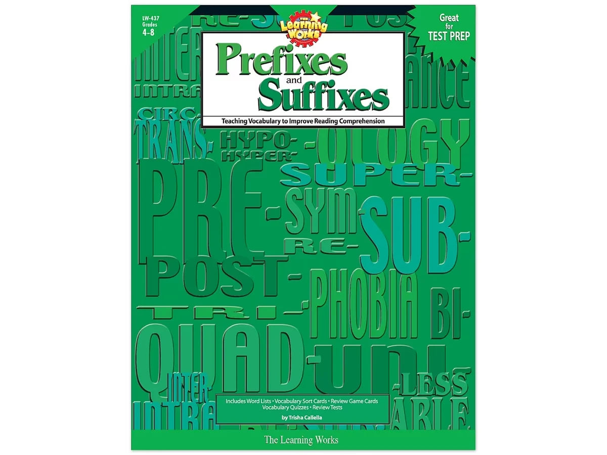 Prefixes & Suffixes Workbook - US 5422