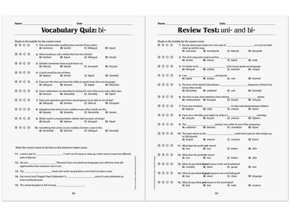 Prefixes & Suffixes Workbook - US 5422