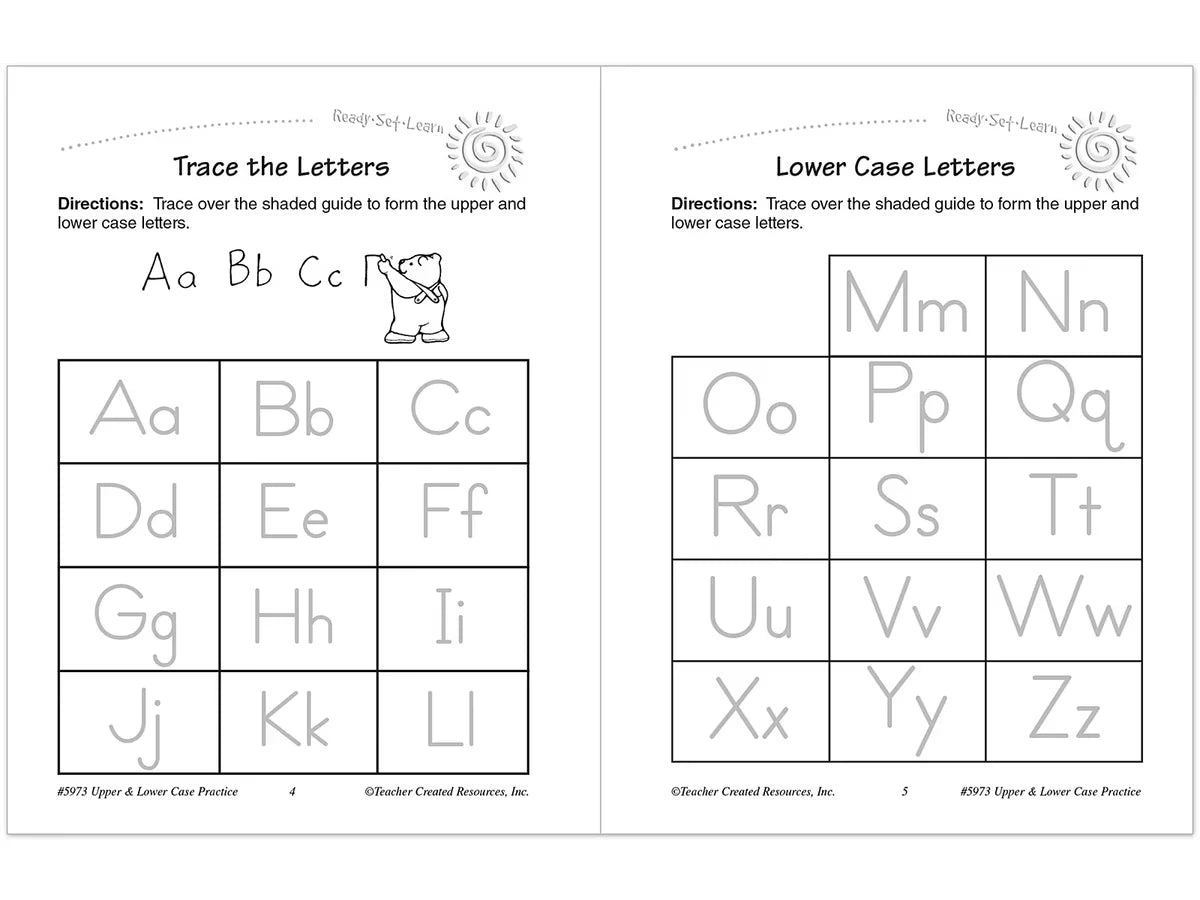 Letter Practice Workbook - US 9418