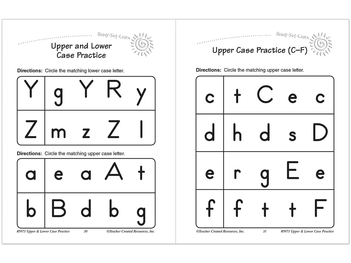 Letter Practice Workbook - US 9418