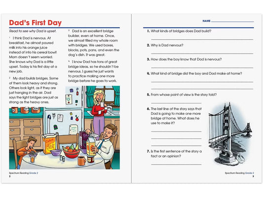 Spectrum® Reading Workbook - Gr. 2 - US 7349