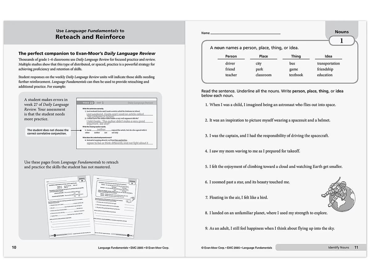 Language Fundamentals Activities Workbook - Gr. 5 - US 8236