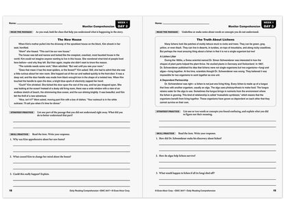 Daily Reading Comprehension Activities Workbook - Gr. 7 - US 6117