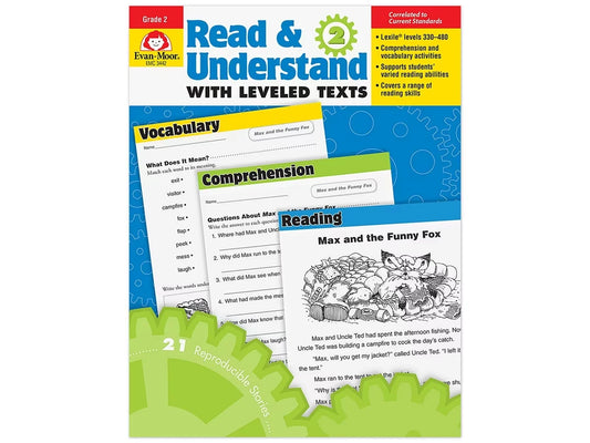 Read & Understand with Leveled Texts Workbook - Gr. 2 - US 2016