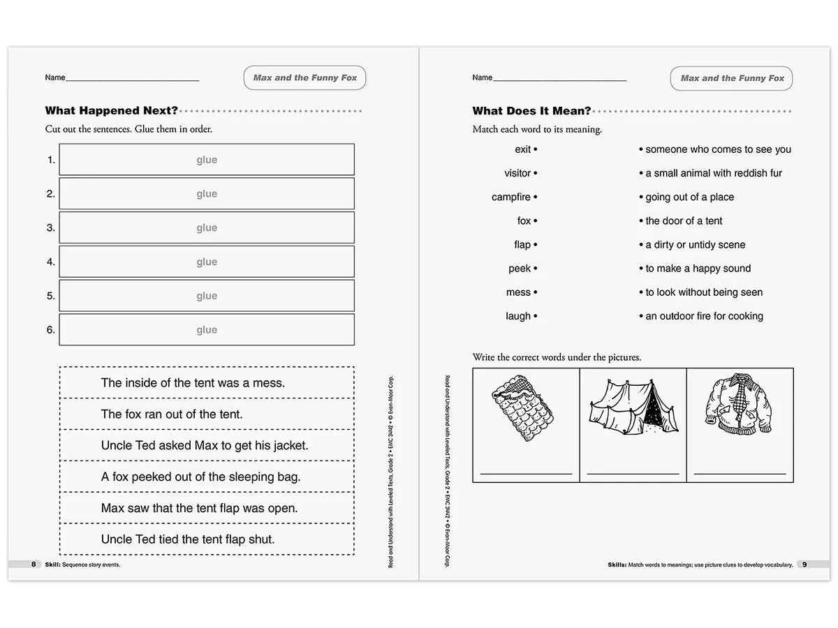Read & Understand with Leveled Texts Workbook - Gr. 2 - US 2016