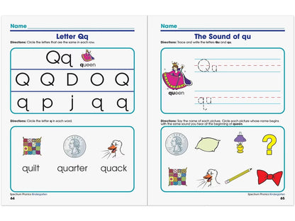 Spectrum® Phonics Workbook - Kindergarten - US 6984