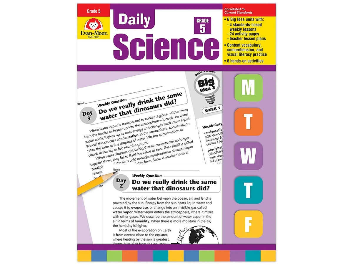 Daily Science Reproducible Activities Workbook - Gr. 5 - US 4163