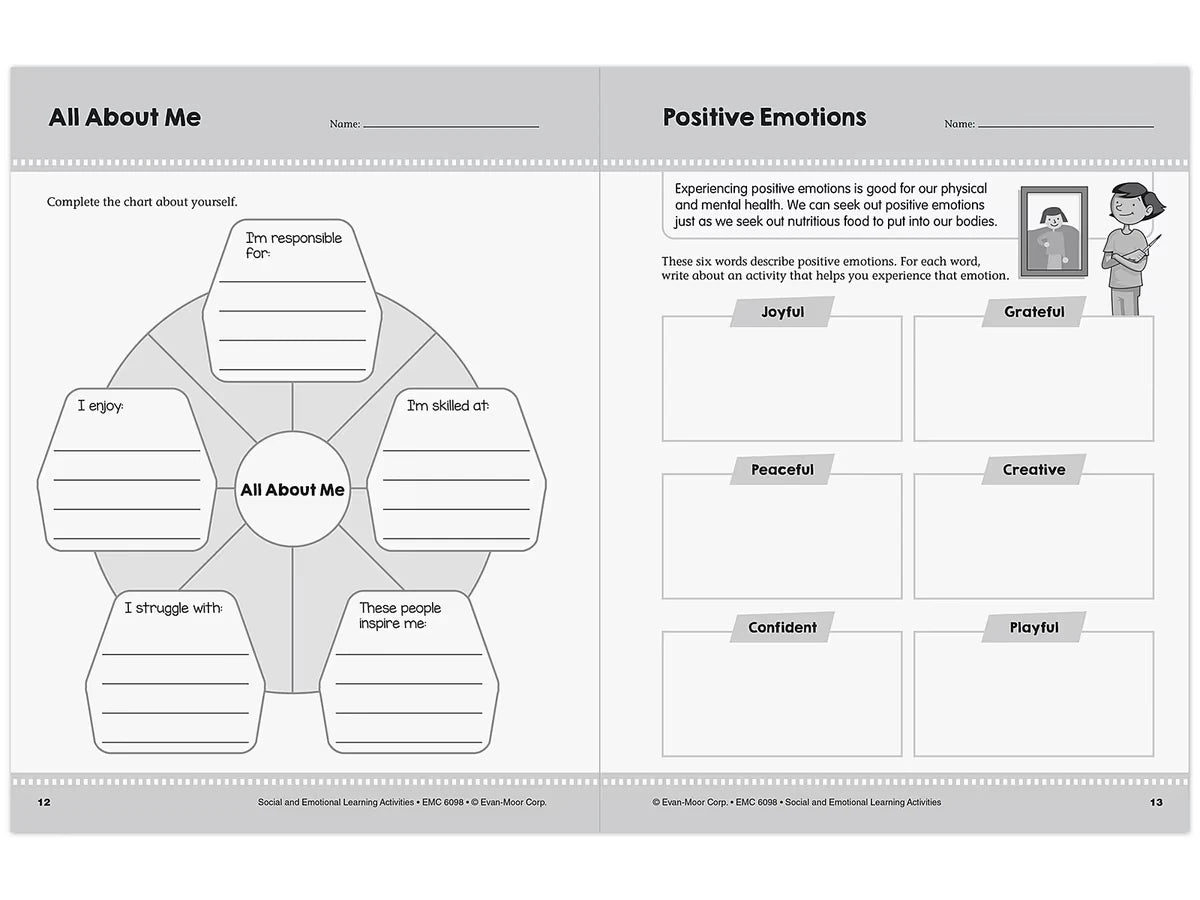 Social and Emotional Learning Activity Workbook - Gr. 5-6 - US 5686