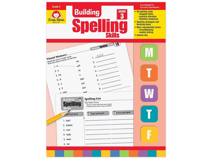 Building Spelling Skills Workbook - Gr. 3 - US 7058