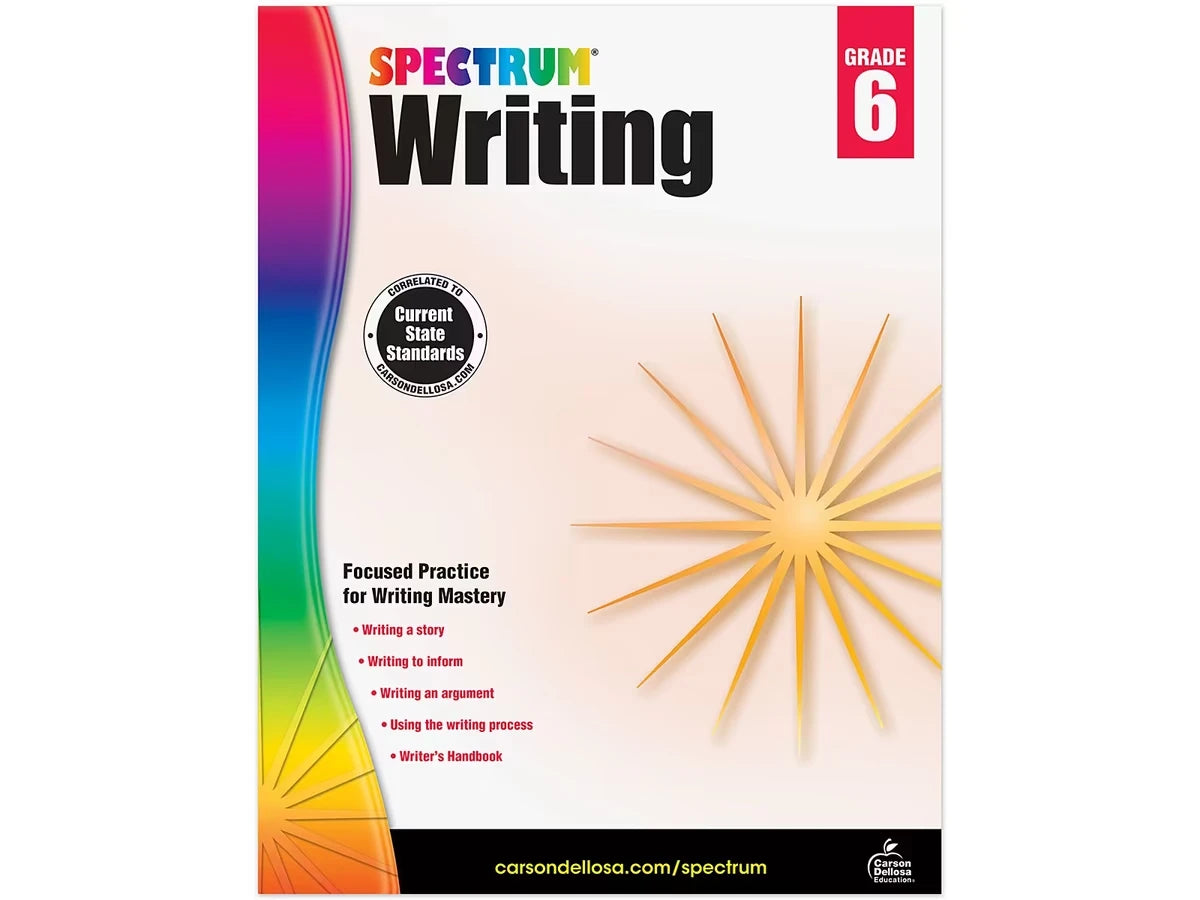 Spectrum® Writing Workbook - Gr. 6 - US 5926