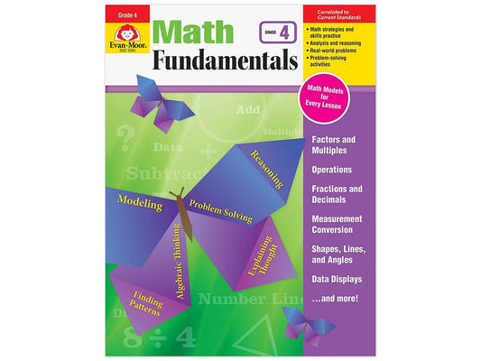 Math Fundamentals Workbook - Gr. 4 - US 3231