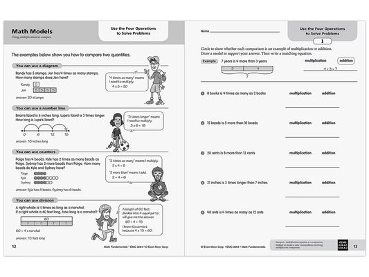 Math Fundamentals Workbook - Gr. 4 - US 3231