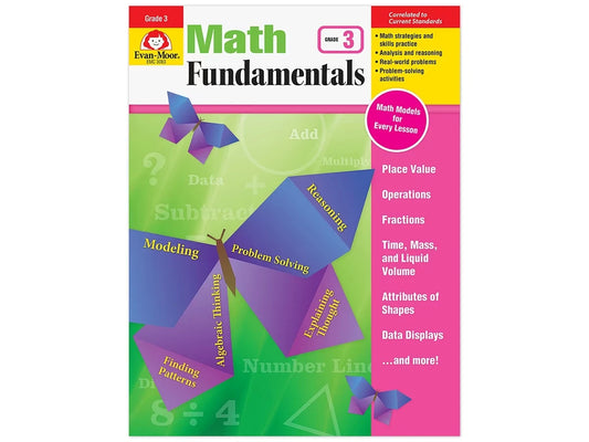 Math Fundamentals Workbook - Gr. 3 - US 6882