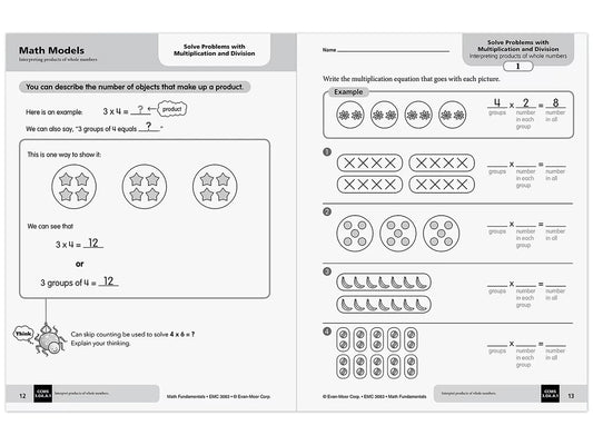 Math Fundamentals Workbook - Gr. 3 - US 6882
