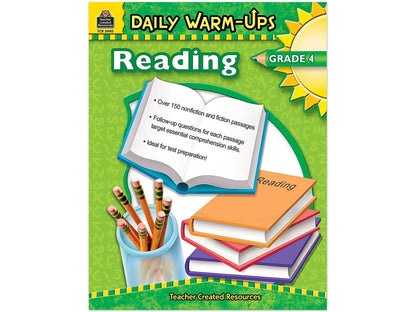 Reading Daily Warm-Ups Workbook - Gr. 4 - US 2890
