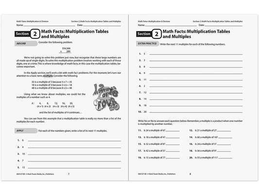 Multiplication & Division Workbook - US 9494