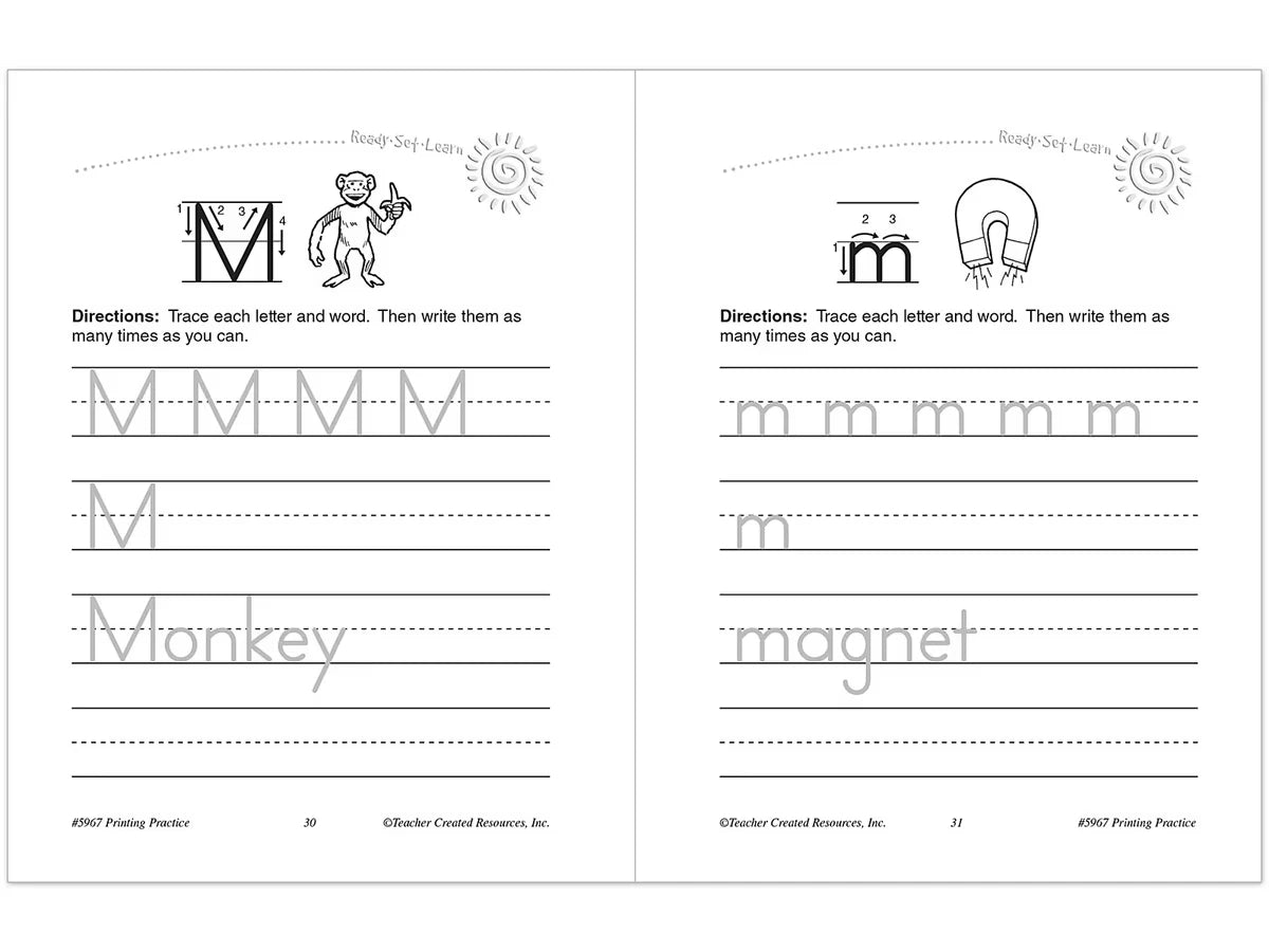 Printing Practice Workbook - US 4594