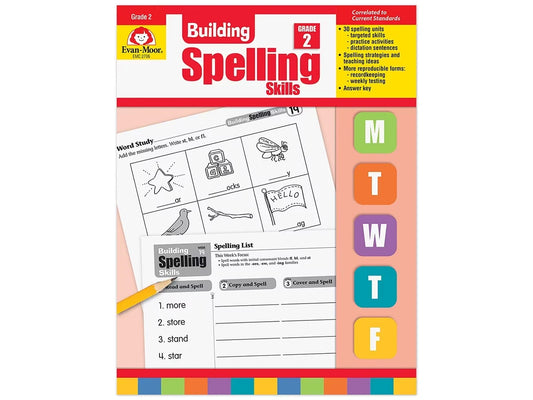 Building Spelling Skills Workbook - Gr. 2 - US 6824