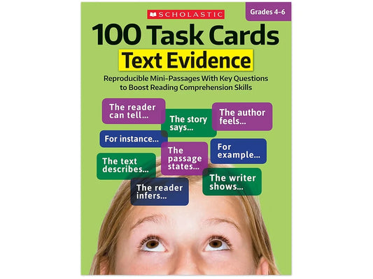 Text Evidence 100 Task Cards Workbook - US 4929