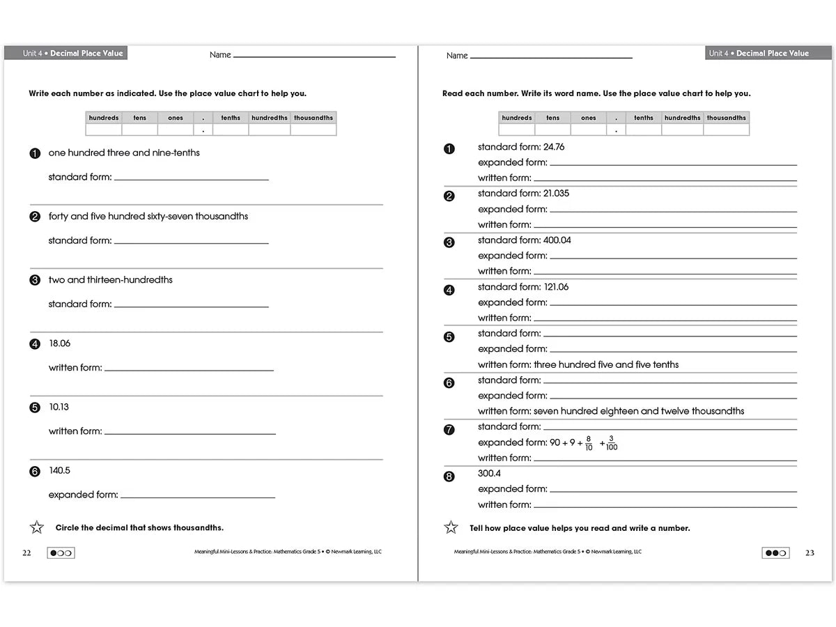 Mathematics Workbook - Gr. 5 - US 1947