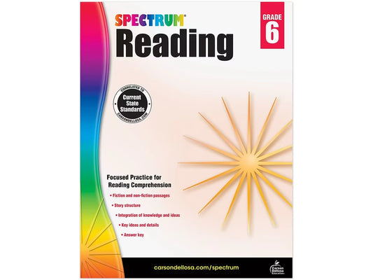 Spectrum® Reading Workbook - Gr. 6 - US 7729