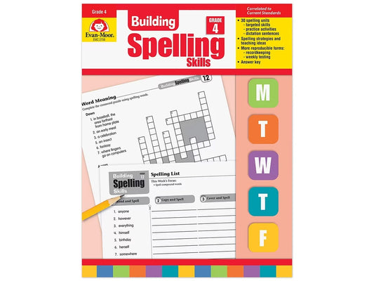 Building Spelling Skills Workbook - Gr. 4 - US 3808
