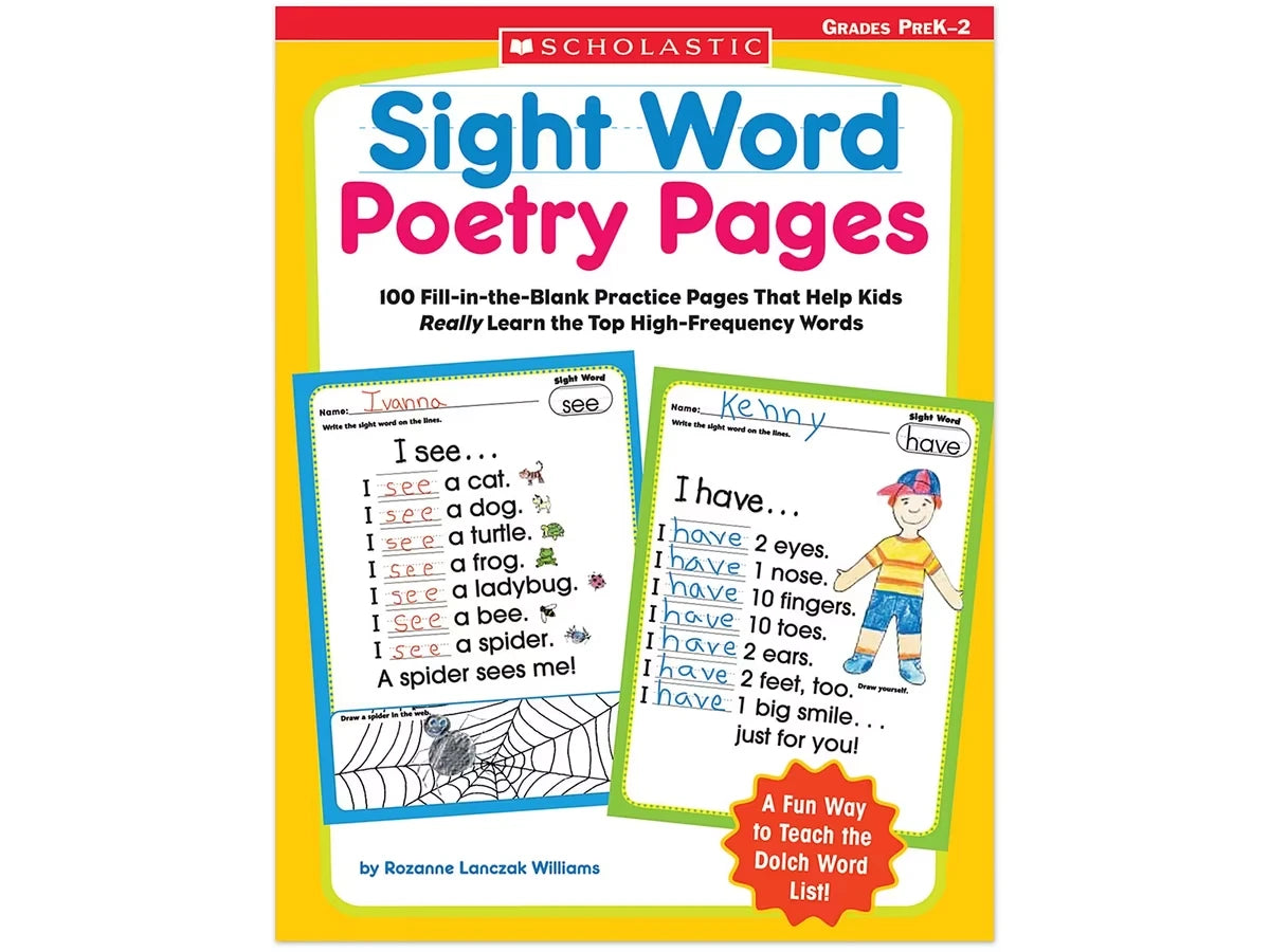 Sight-Word Poetry Workbook - US 3456