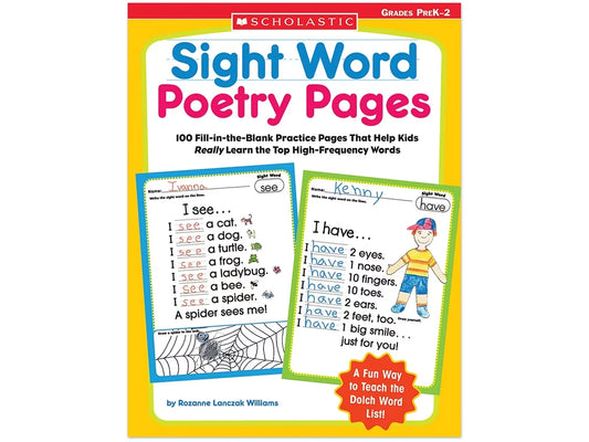 Sight-Word Poetry Workbook - US 3456
