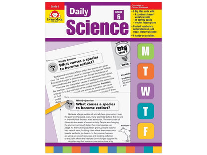 Daily Science Reproducible Activities Workbook - Gr. 6 - US 6749