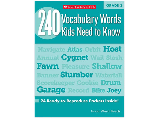 240 Words Kids Need to Know Workbook - Gr. 3 - US 9031