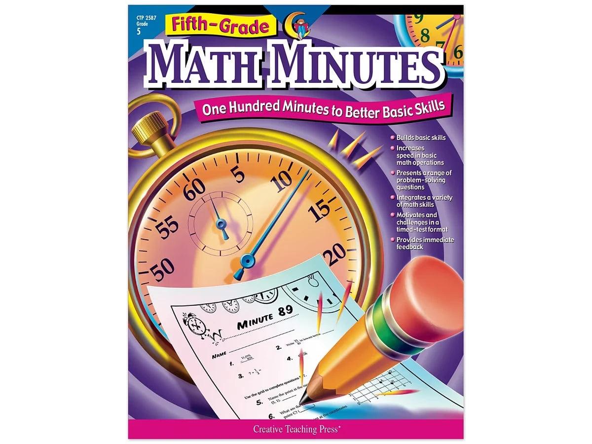 Math Minutes Workbook - Gr. 5 - US 1454