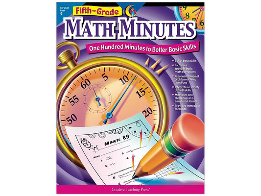 Math Minutes Workbook - Gr. 5 - US 1454