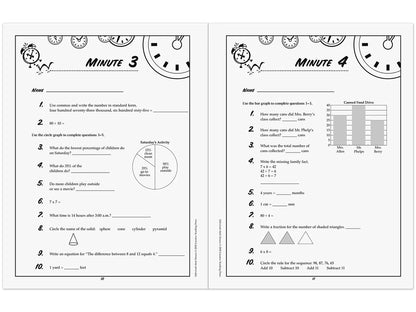 Math Minutes Workbook - Gr. 5 - US 1454