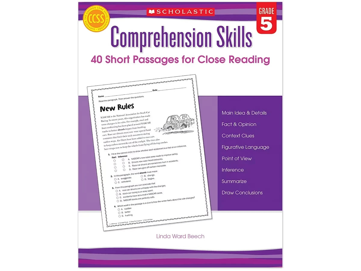 Comprehension Skills Workbook - Gr. 5 - US 2590