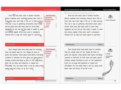Daily Paragraph Editing Workbook - Gr. 4 - US 5043