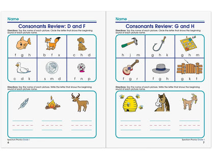 Spectrum® Phonics Workbook - Gr. 1 - US 2480