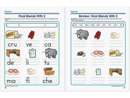 Spectrum® Phonics Workbook - Gr. 1 - US 2480